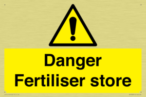 Danger Fertiliser store